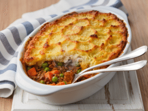 Hearty Vegetable & Lentil Shepherd’s Pie. Good Food Doesn’t Need to Cost the Earth (Literally or Financially)
