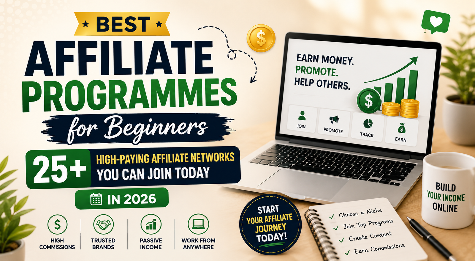 Best Affiliate Programmes for Beginners 25+ High-Paying Affiliate Networks You Can Join Today in 2026.